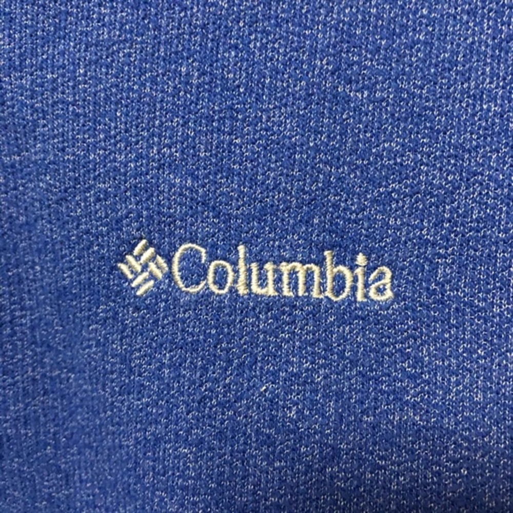 COLUMBIA Blue Thermal 1/4 Zip Jacket Small - Picture 3 of 5